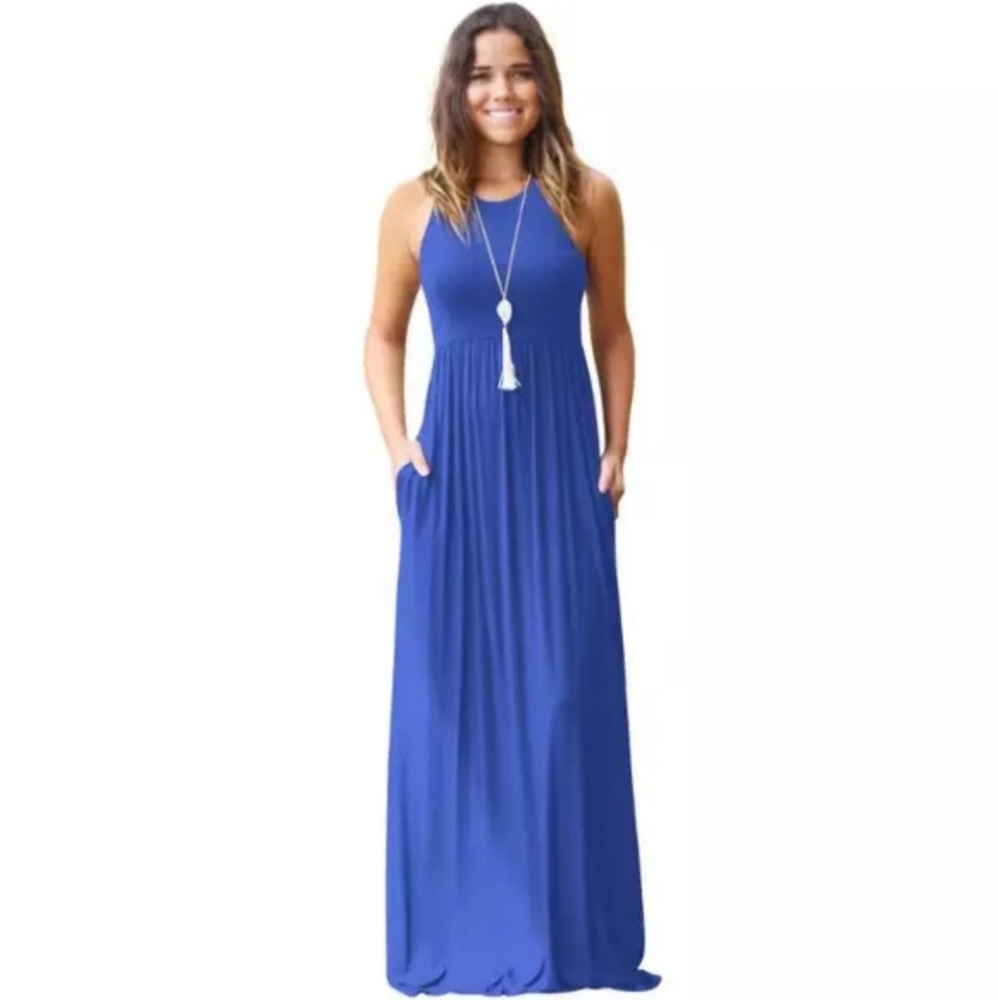 NWT Blue Maxi Dress